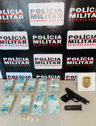 Região: PM prende autores de roubo à lotérica e recupera parte do dinheiro
