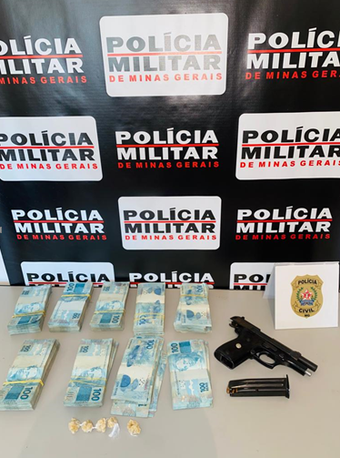 Região: PM prende autores de roubo à lotérica e recupera parte do dinheiro