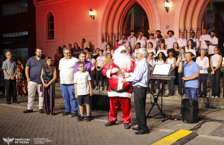Atividades culturais marcam abertura do Natal em Viçosa