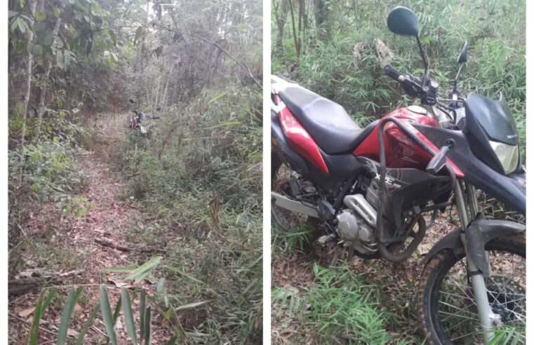 Viçosa: Polícia Militar localiza nas Coelhas 2 motocicleta roubada