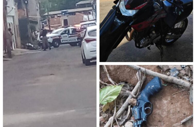 Tiroteio no Laranjal termina com um homem baleado, outro preso e um menor detido
