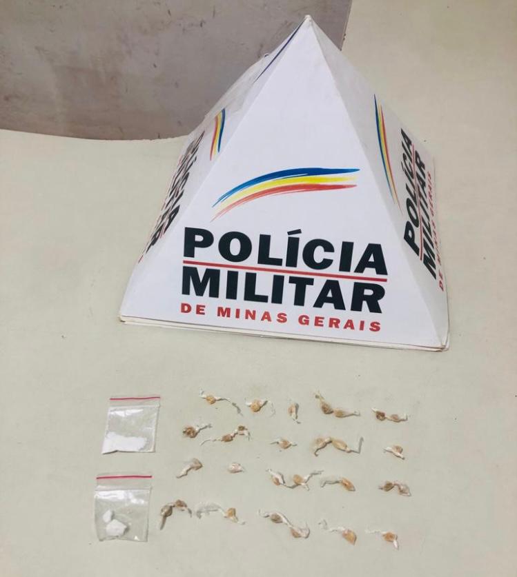 Polícia Militar detém suspeito por tráfico de drogas em Ervália