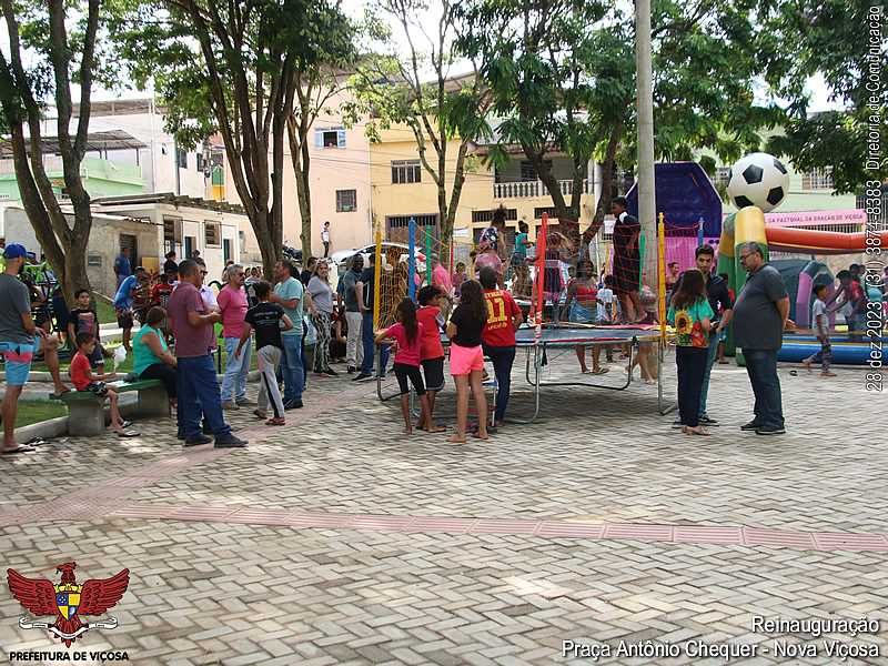 Prefeitura entrega reforma na Praça Prefeito Antônio Chequer