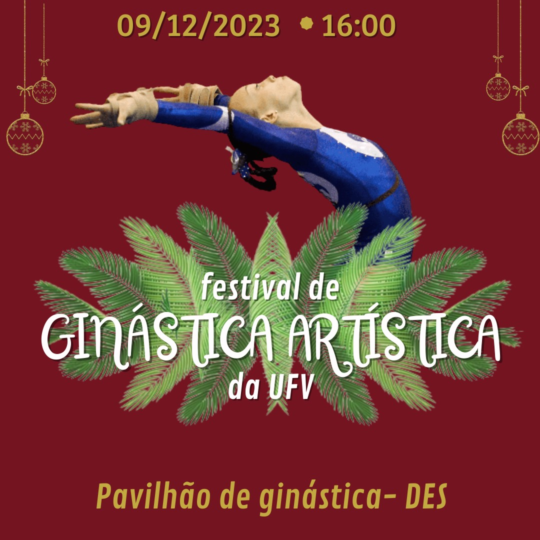 UFV recebe Festival de Ginástica Artística neste sábado, 9