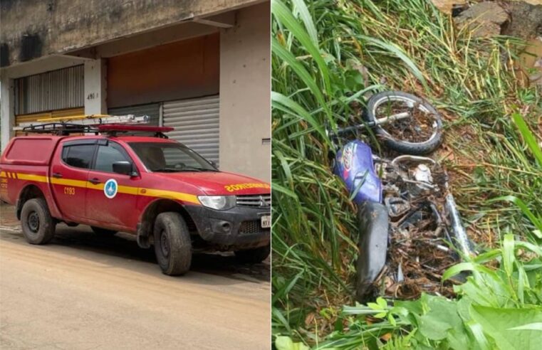 Viçosa: Bombeiros continuam buscas por motociclista arrastado por enxurrada