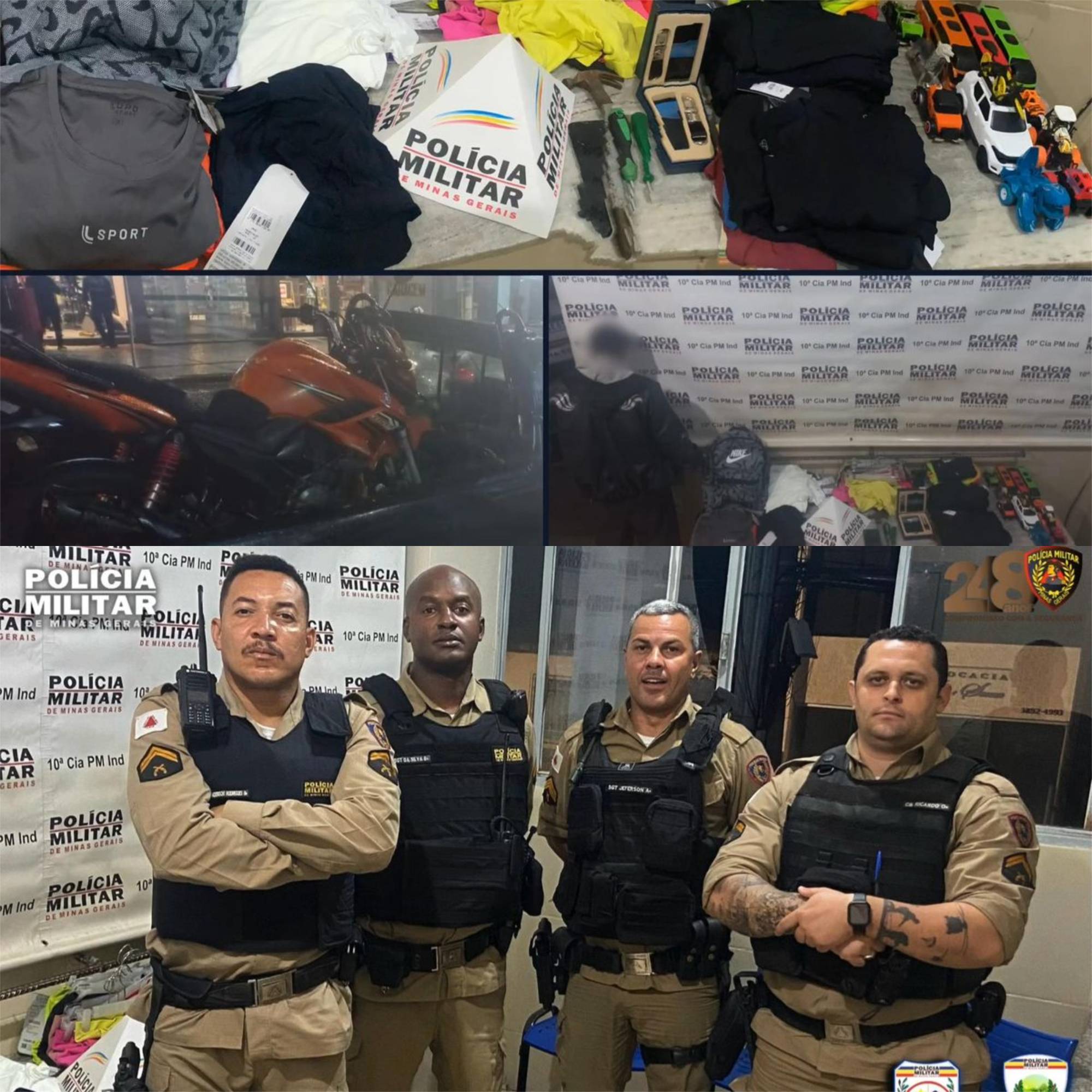 Viçosa: Homem é preso em flagrante após furto em estabelecimento comercial