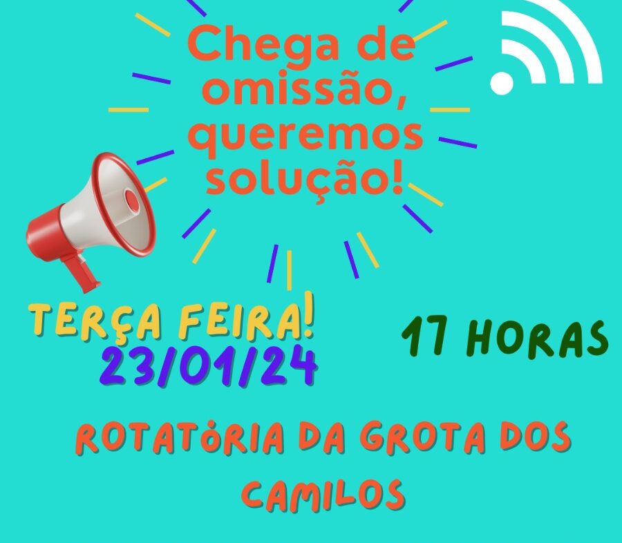 Manifestação reivindica obras no Vale do Sol e Laranjal hoje (23)