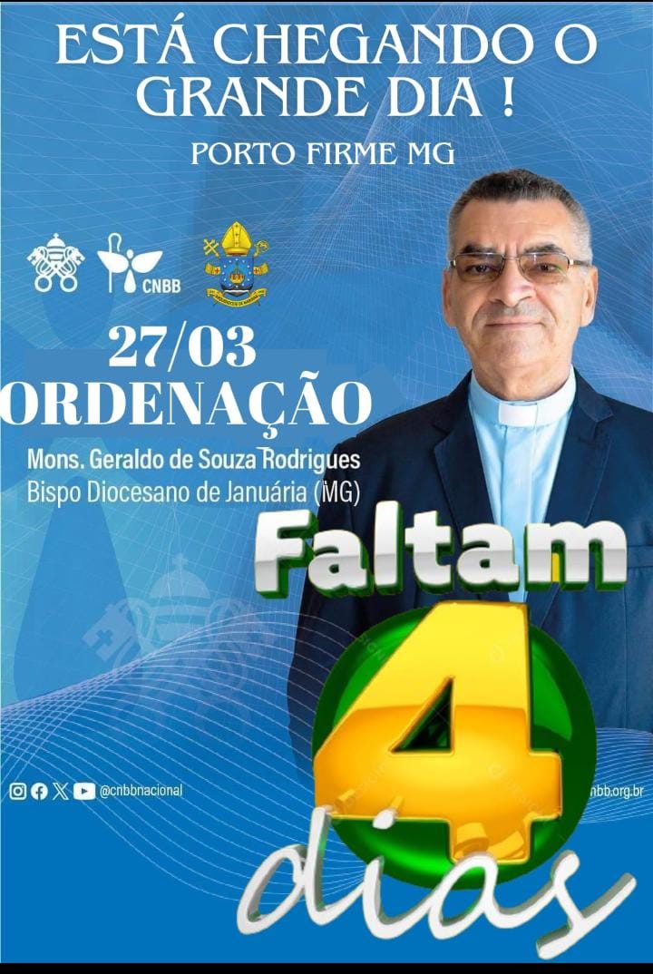Porto Firme: Monsenhor Geraldo será ordenado Bispo
