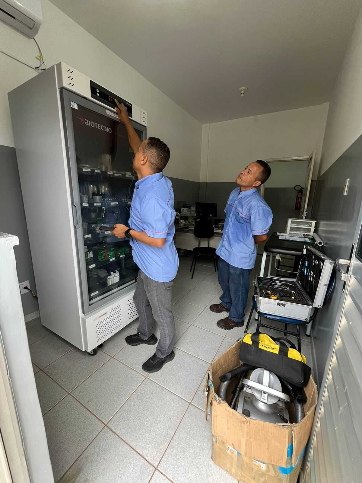 PMV faz manutenção em câmaras frias das UBS’s da cidade