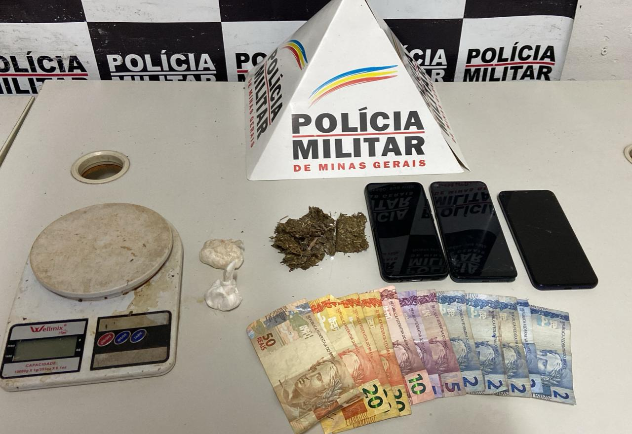 Operação da PM de Ponte Nova resulta em prisões e apreensões de drogas