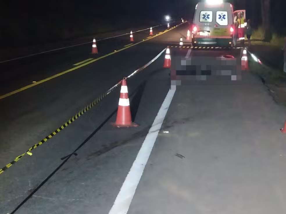 BR-116: jovem de 23 anos morre após ser atropelado duas vezes por dois carros diferentes