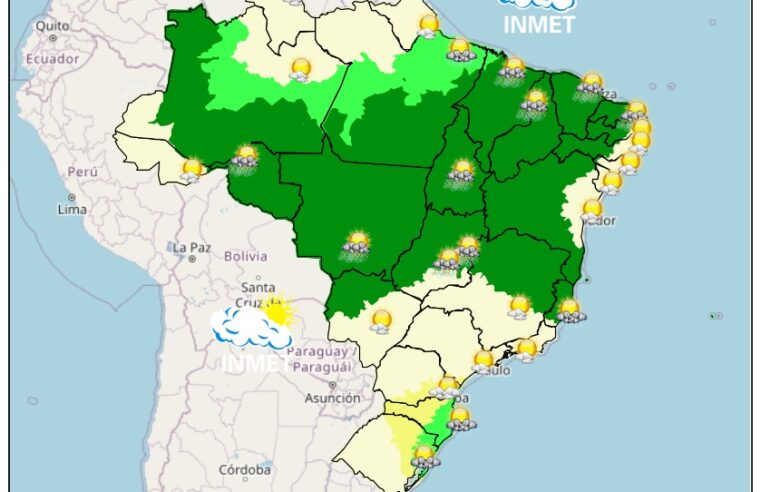 Previsão do tempo para Viçosa e região nesta terça-feira, 2 de janeiro