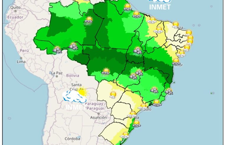Previsão do tempo para Viçosa e região nesta sexta-feira, 5 de janeiro