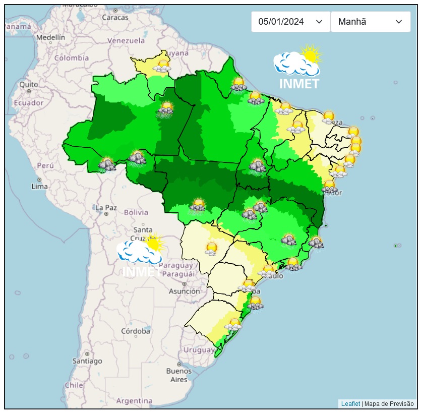 Previsão do tempo para Viçosa e região nesta sexta-feira, 5 de janeiro