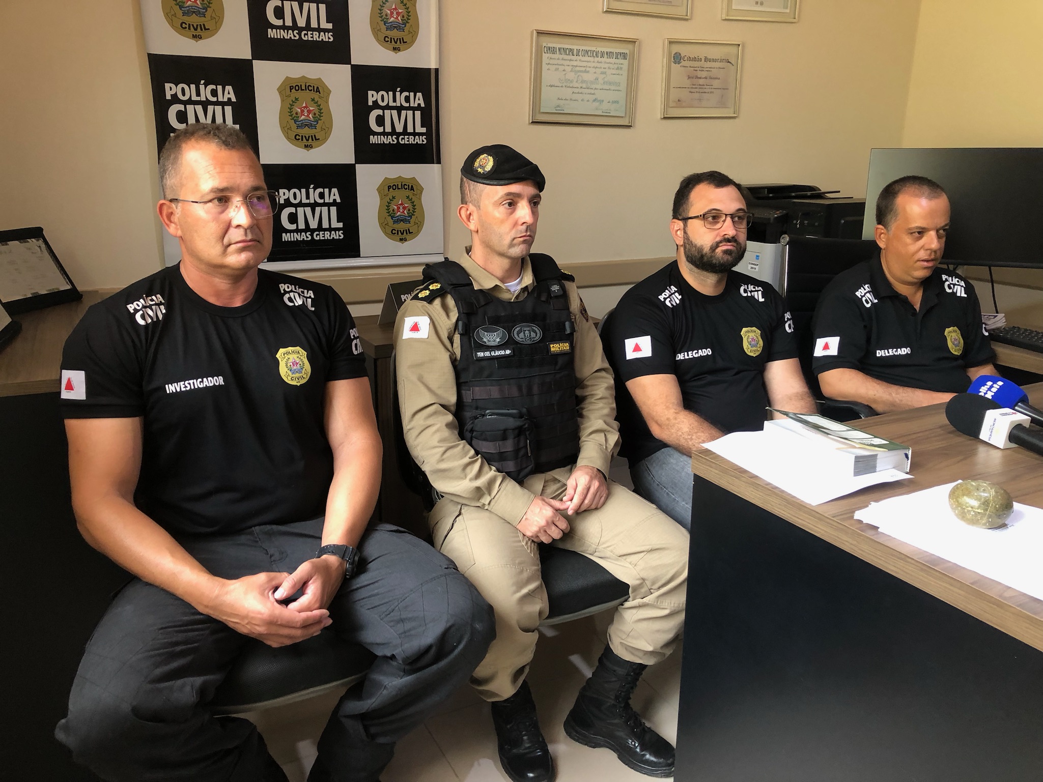 Operação Thor: Polícia Civil e Militar, em coletiva falam da operação de hoje em Viçosa