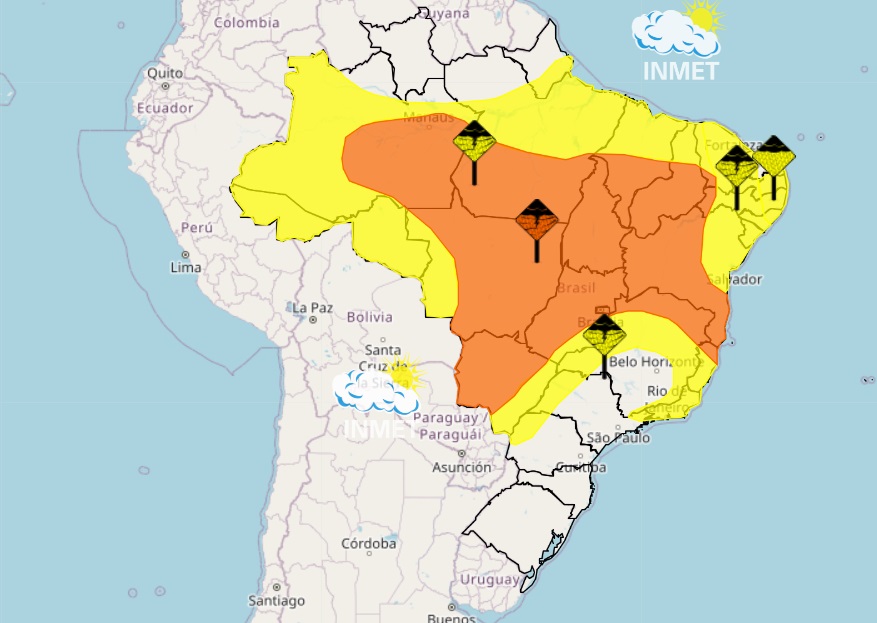 Viçosa e outras 400 cidades mineiras com alerta de chuvas intensas nesta segunda 19/2