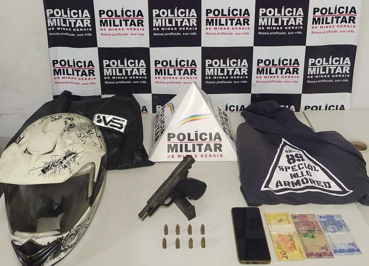 PM prende autores de homicídio e apreende arma de fogo em Ponte Nova