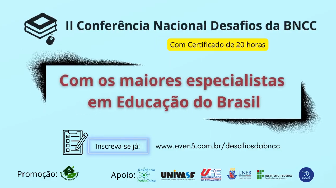 Conferência nacional on-line de educação básica tem inscrições abertas