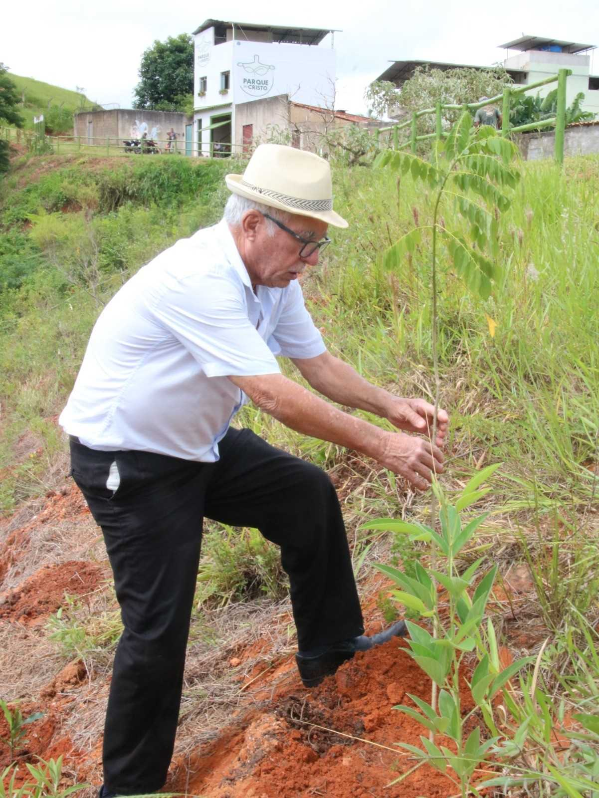 PMV divulga participação em plantio de mudas no Parque do Cristo