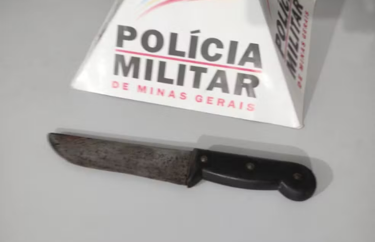 Pai esfaqueia o próprio filho após discussão em Muriaé