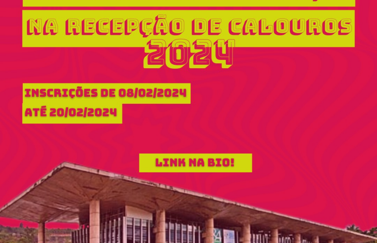 Iniciativas estudantis podem se inscrever para recepção e acolhimento dos calouros