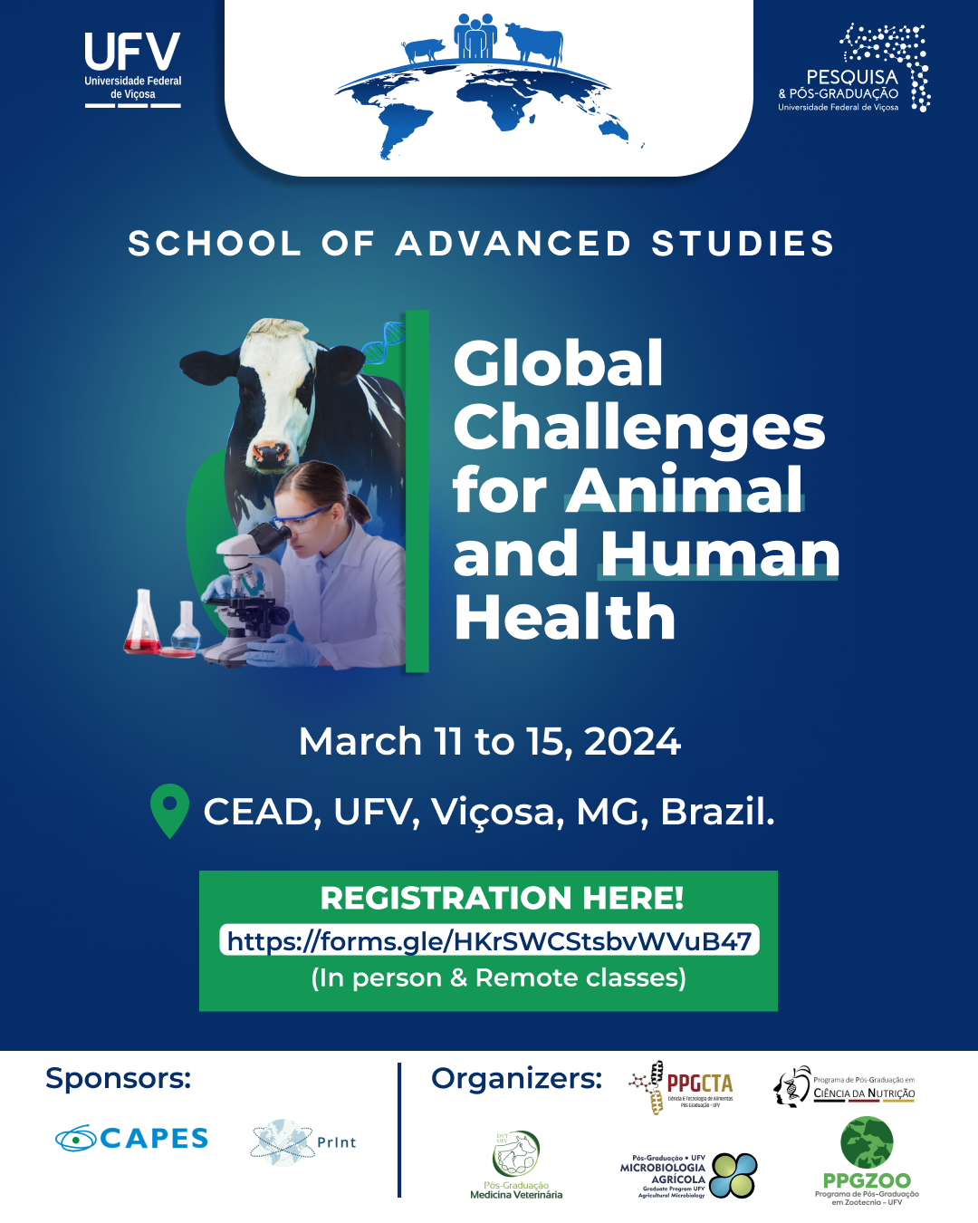 UFV abre inscrições para o  School of Advanced Studies