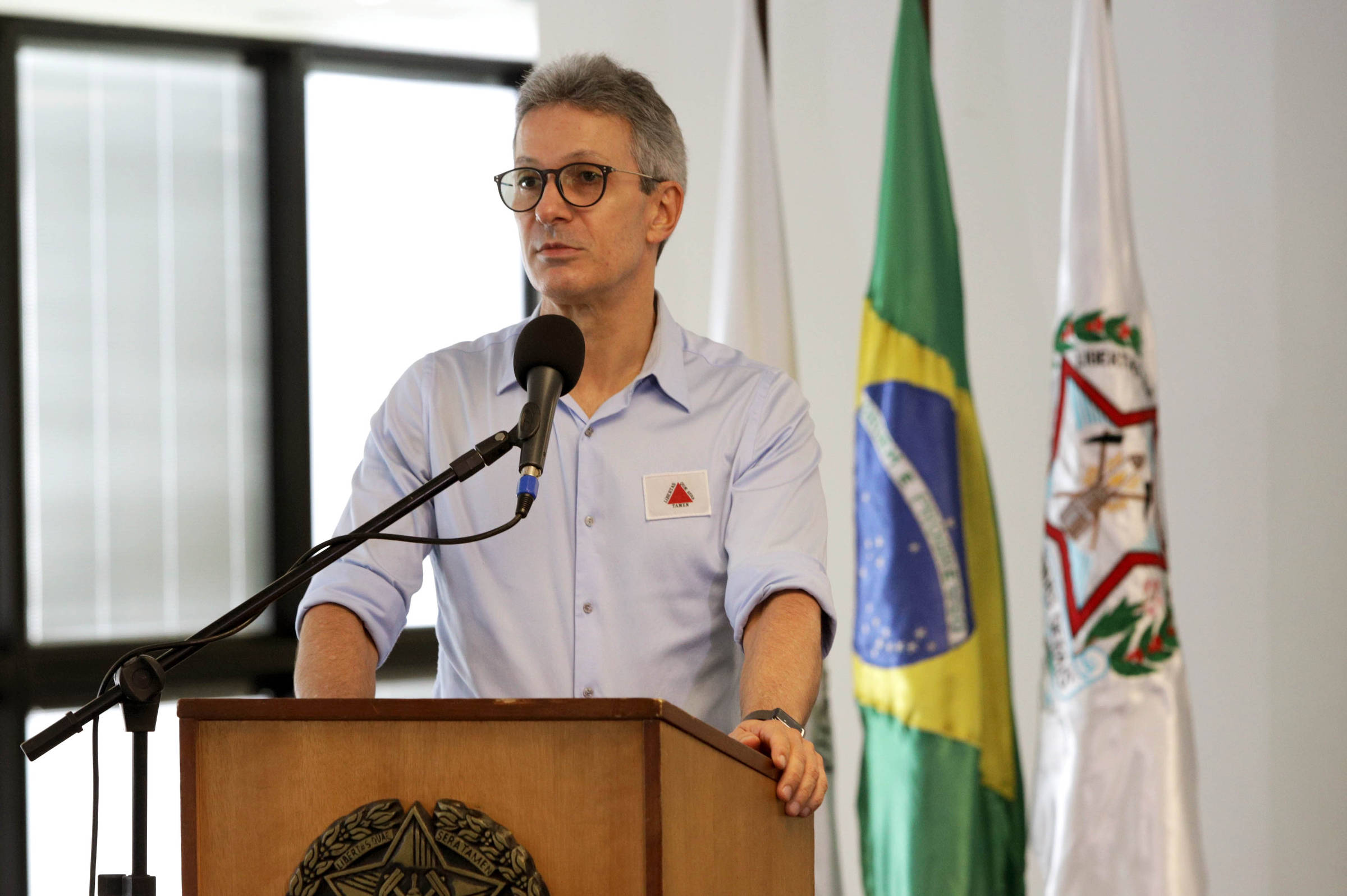 Governador Zema prioriza segurança pública em discurso no Cosud