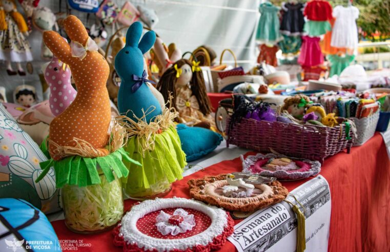 Viçosa celebra o talento dos artesãos em semana dedicada ao artesanato