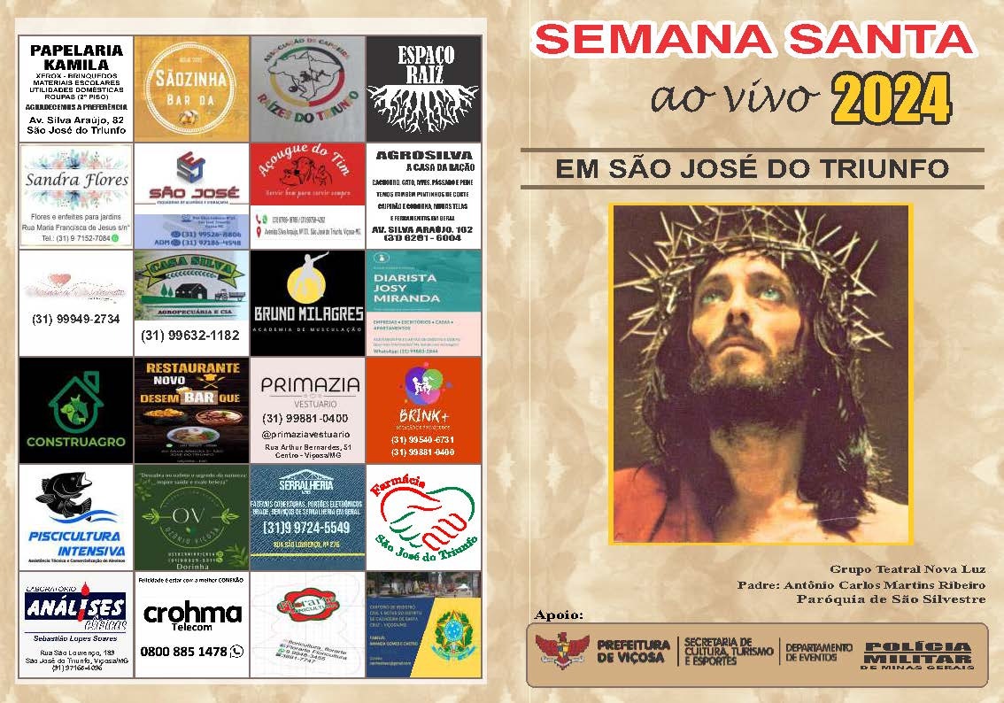 Semana Santa de São José do Triunfo completa 30 anos em 2024