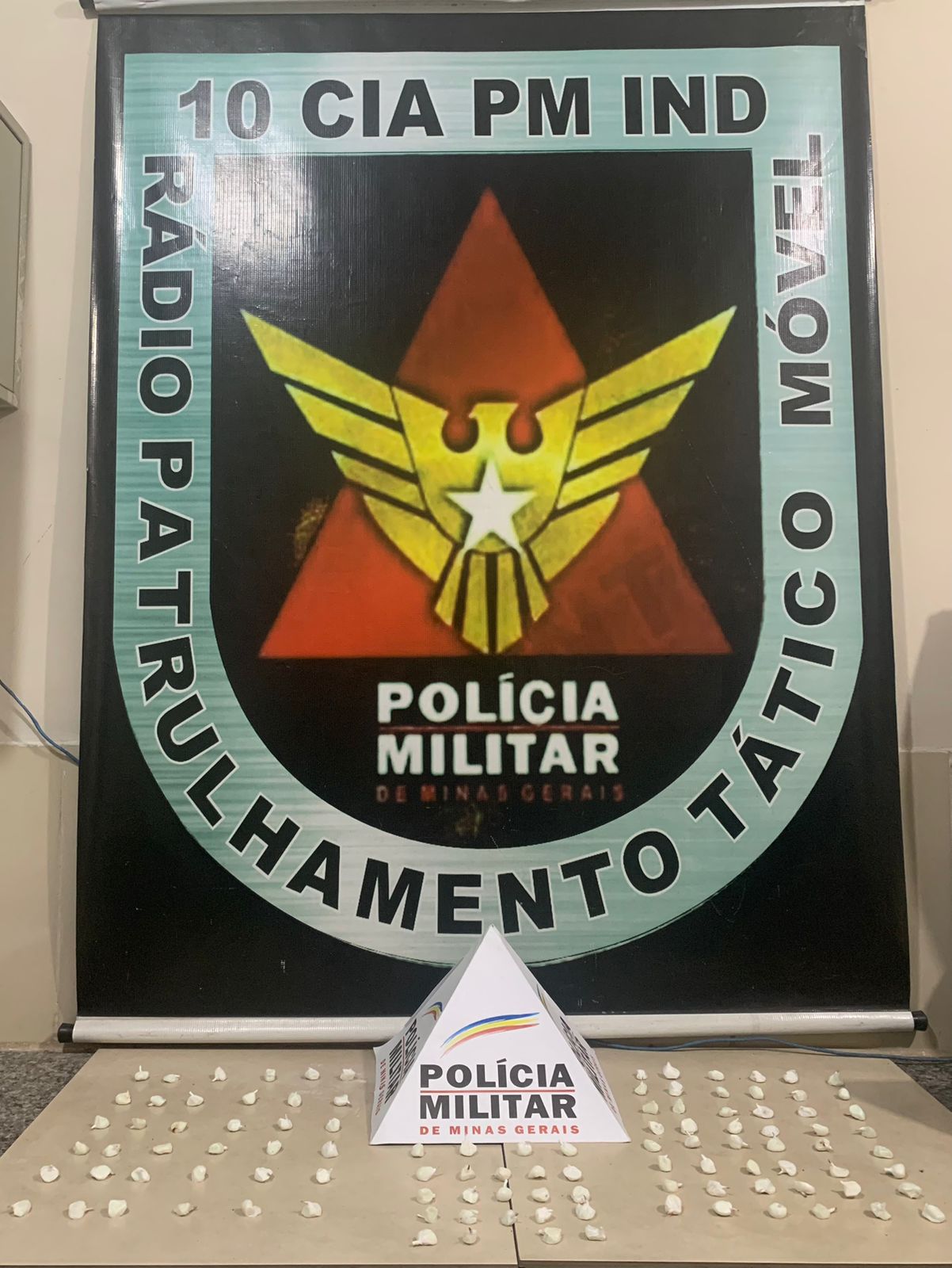 Polícia Militar apreende grande quantidade de cocaína em mata de Viçosa