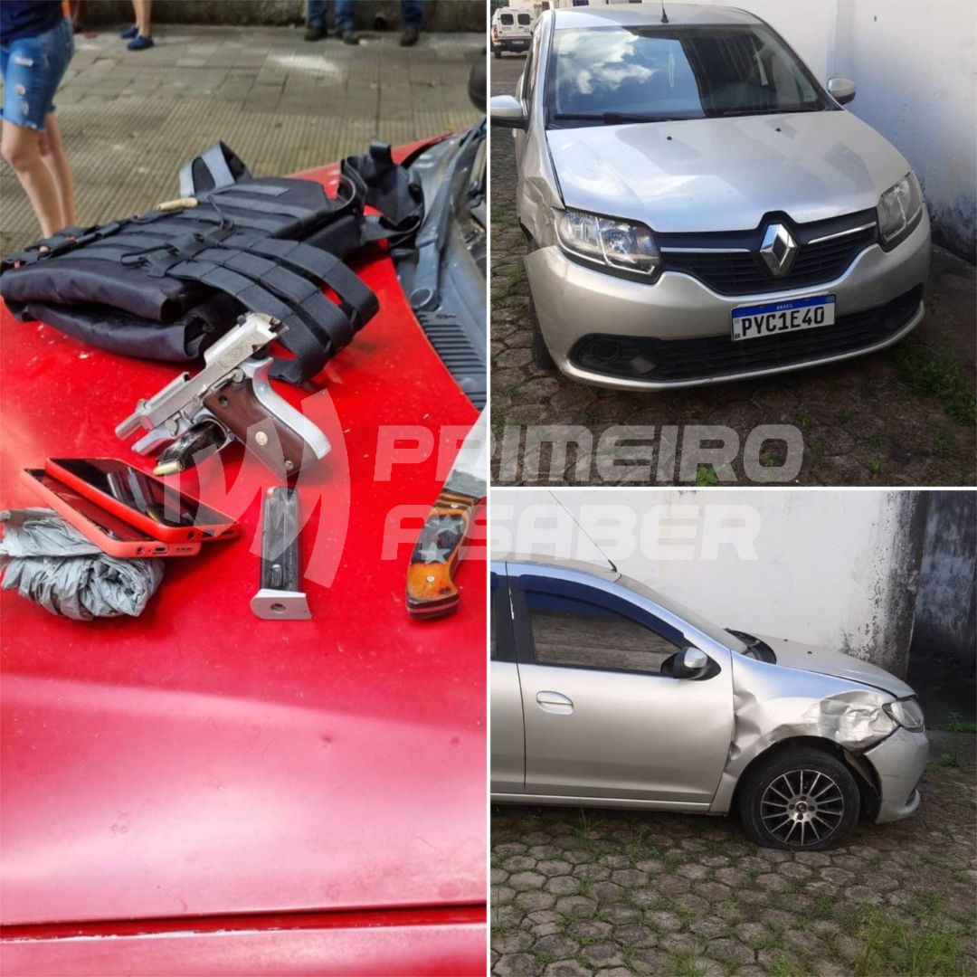 Viçoseses são presos em Cataguases com arma de fogo e drogas