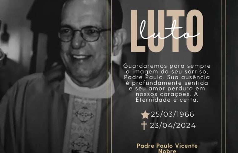 Padre Paulo Vicente Nobre, da Capela da UFV, falece aos 58 anos