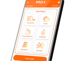 Aplicativo Prox permite acompanhamento de riscos em tempo real