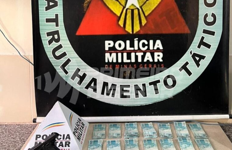 Homem é preso com arma de fogo e mais de R$ 20 mil no Nova Viçosa