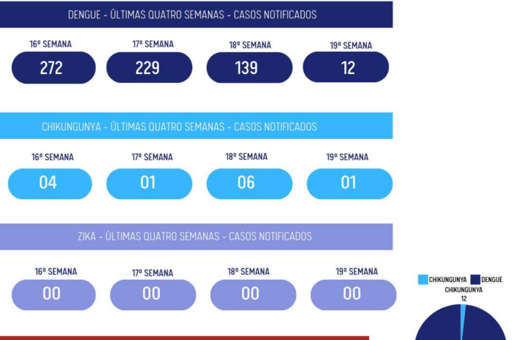 Casos de dengue aumentaram de acordo com último boletim epidemiológico