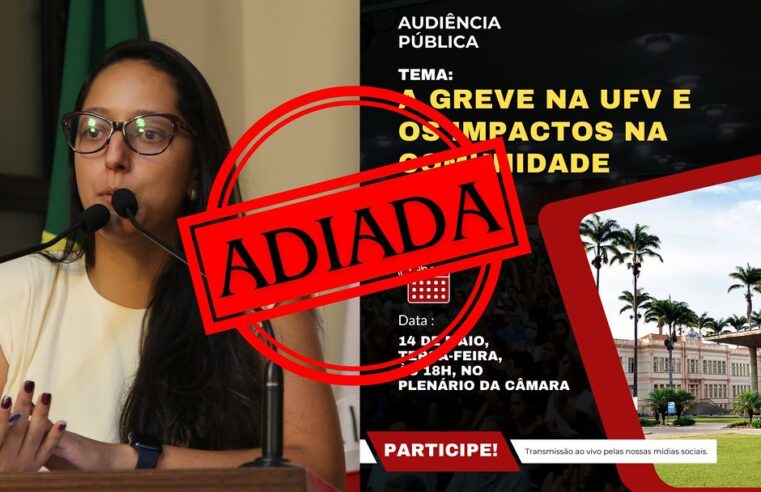 Audiência Pública sobre greve da UFV é adiada