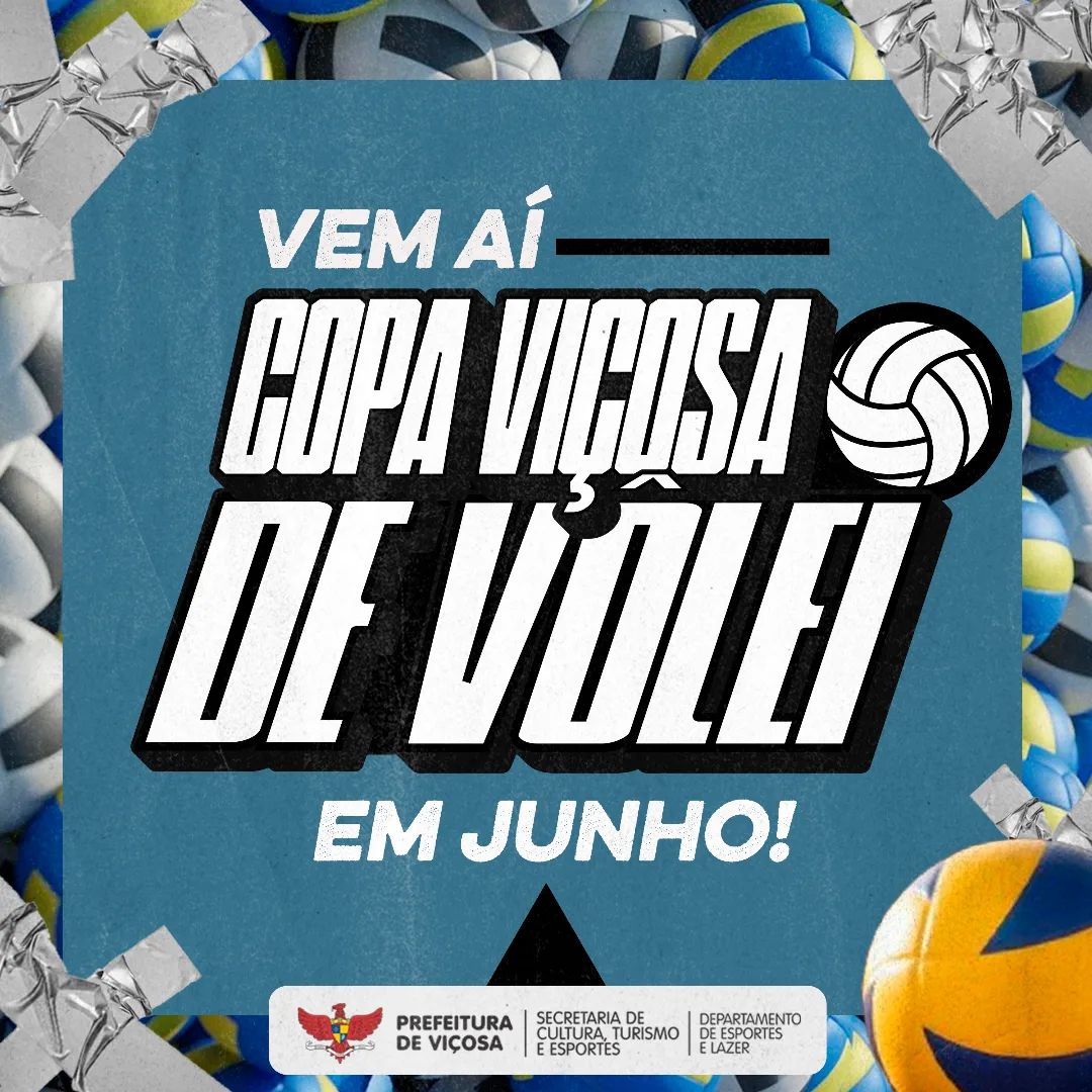 Copa Viçosa de Vôlei é anunciada para junho
