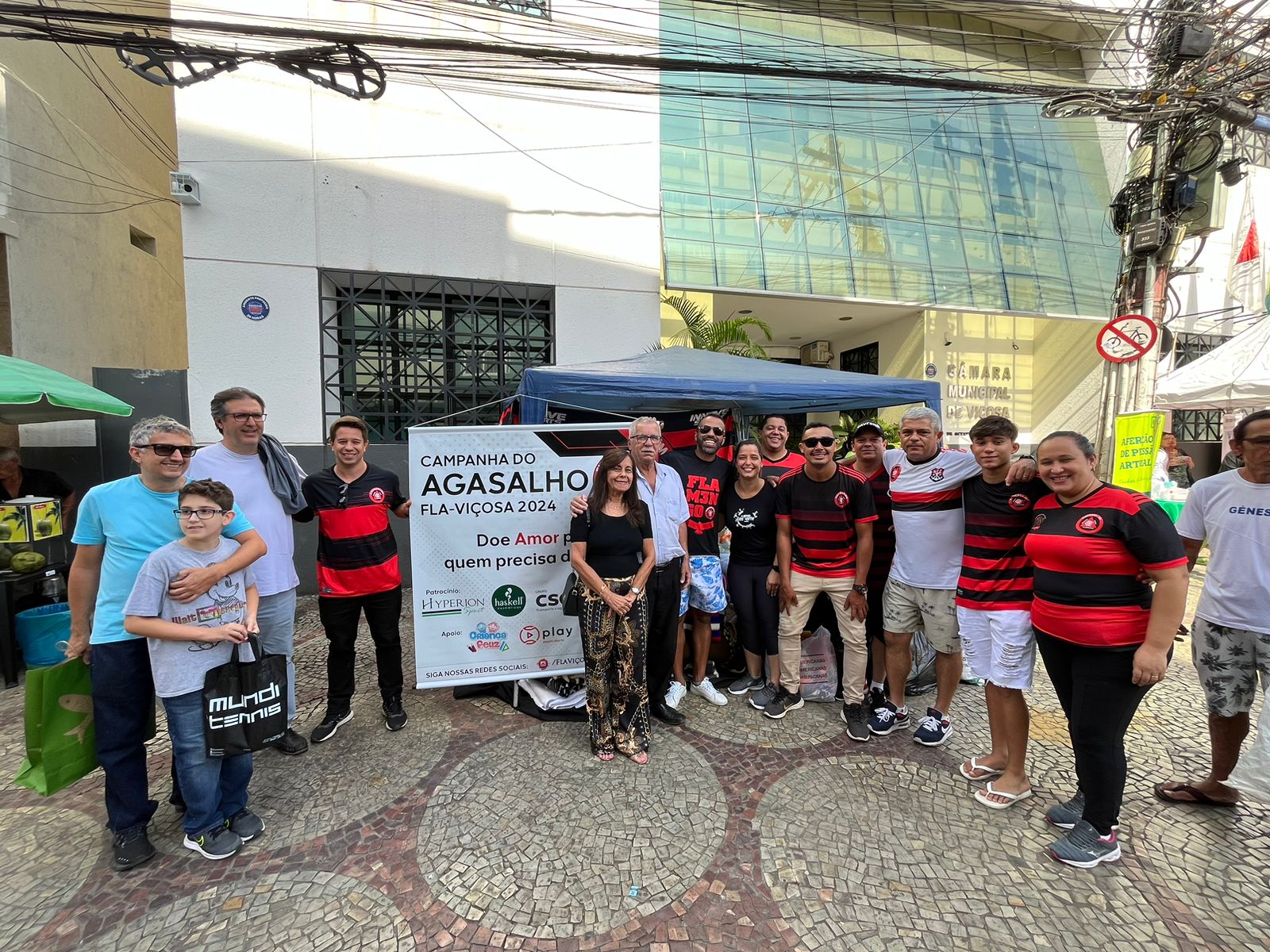 Embaixada Fla-Viçosa realiza campanha de doação de agasalho