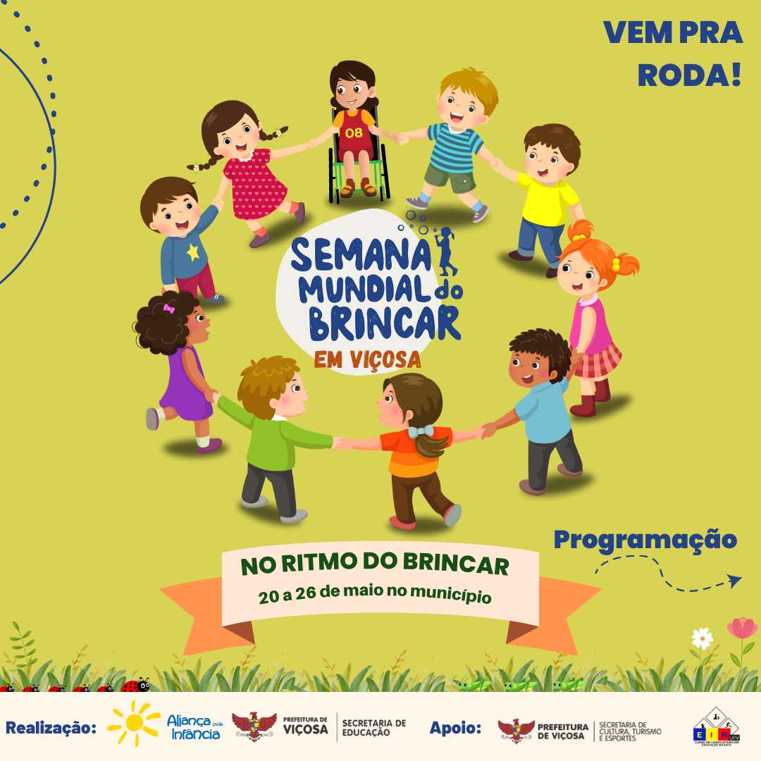 Prefeitura de Viçosa promove Semana Municipal do Brincar 2024