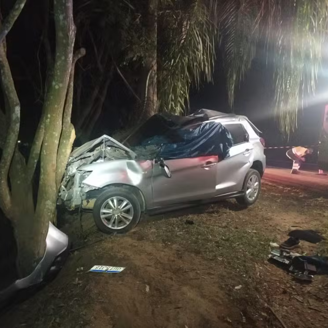 Homem morre após bater carro em árvore na BR-116