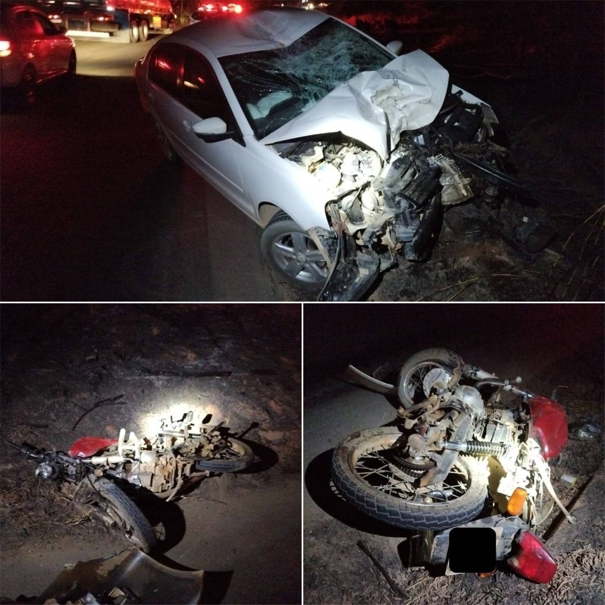 Acidente com vítima fatal na BR-120 em Viçosa