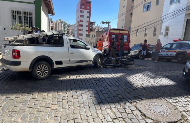 Viçosa: Acidente na Gomes Barbosa deixa homem ferido