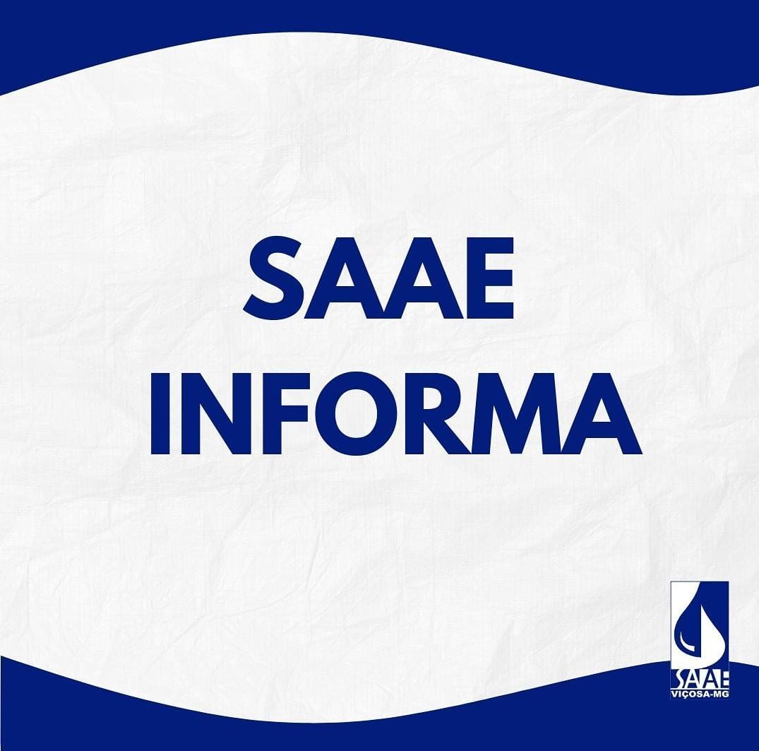 SAAE comunica sobre vazamento na rede de distribuição