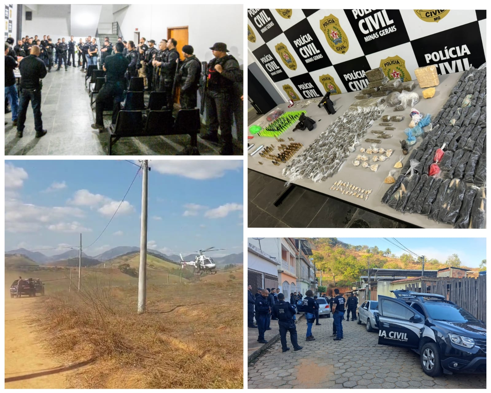 Polícia Civil realiza mega operação contra grupo criminoso, na Zona da Mata