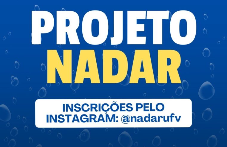 Projeto Nadar abre turmas para comunidades universitária e de Viçosa