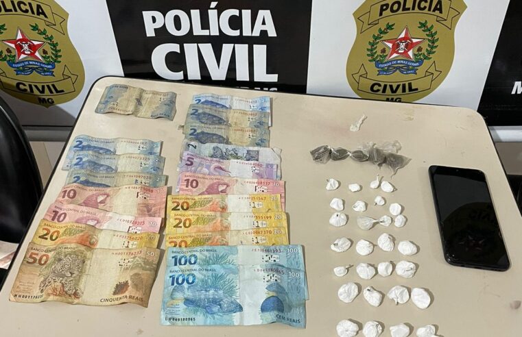 Polícia Civil apreende drogas e dinheiro do tráfico em Viçosa