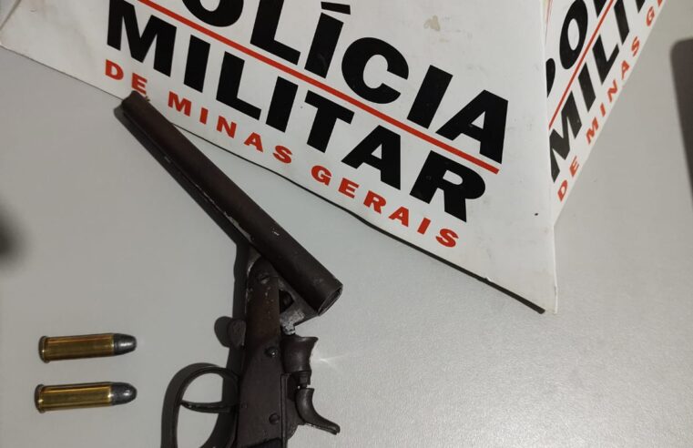 Homem é detido por porte ilegal de arma de fogo em Teixeiras