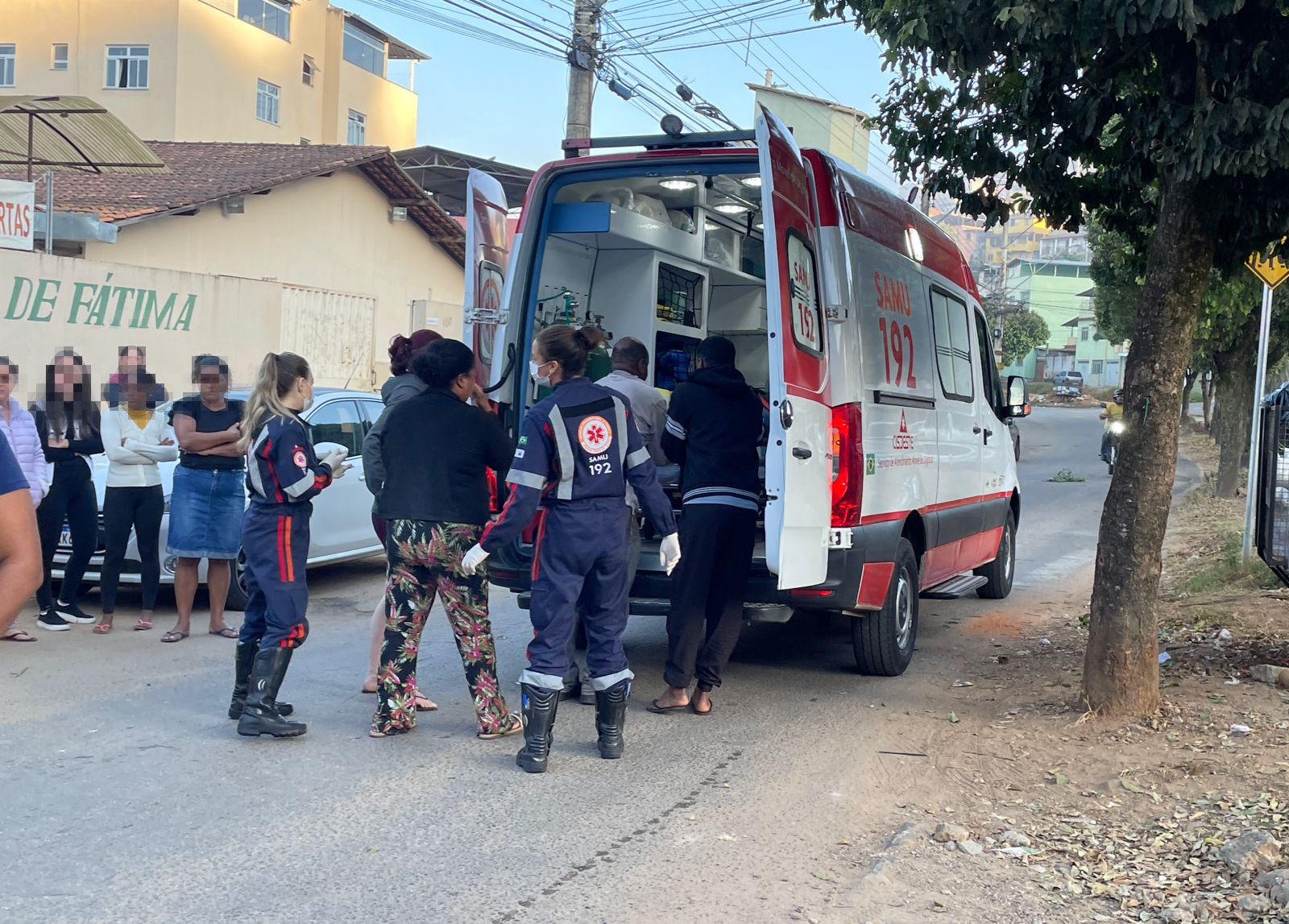 Mulher fica ferida em acidente de trânsito no Laranjal, em Viçosa