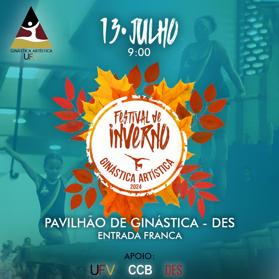 Festival de Inverno de Ginástica Artística acontece neste sábado na UFV