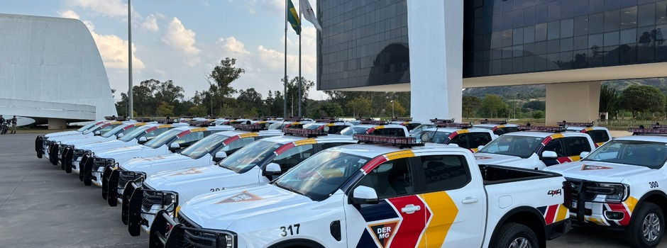 Governo de Minas entrega mais de cem veículos ao DER-MG para renovação da frota